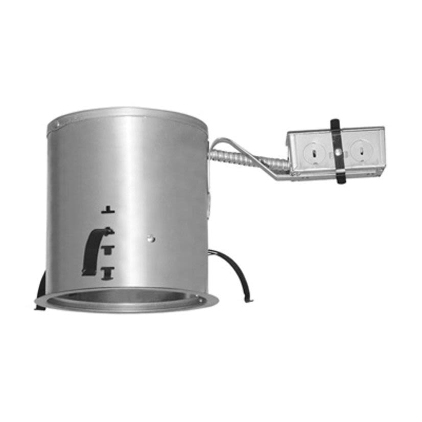 Juno IC23R LEDT24 Dedicated Remodel Round Downlight Housing, LED Lamp, Insulated Insulation, 120 VAC, 6-3/4 in Ceiling Opening